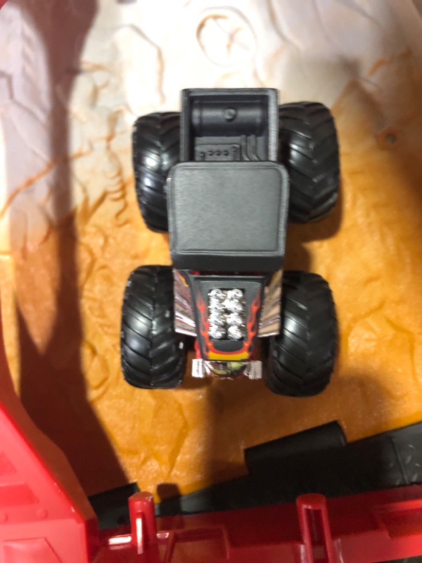 Photo 12 of ??Hot Wheels Monster Trucks, Transporter and Racetrack 
