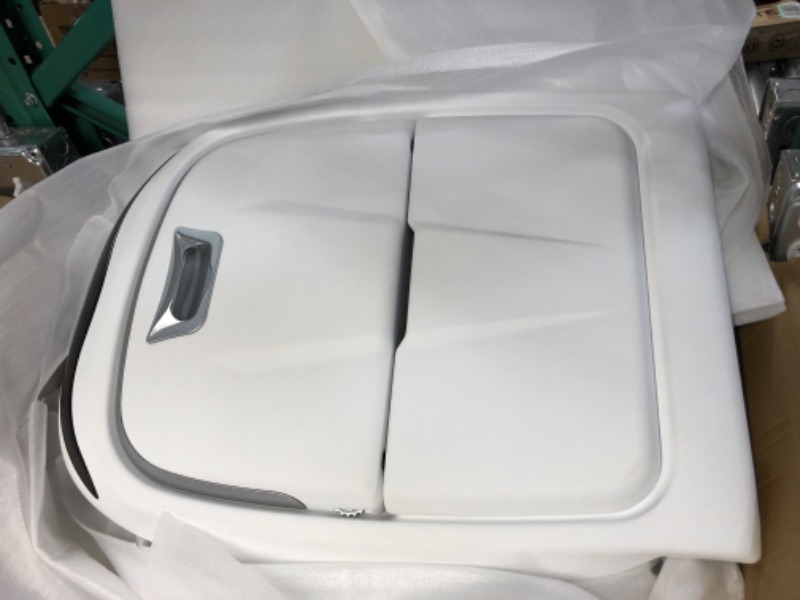 Photo 2 of Seat Back Car Tray Table for Tesla Model Y Model 3, Car Seat Tray Table Desk for Food Eating, Laptop, 1 Pack White