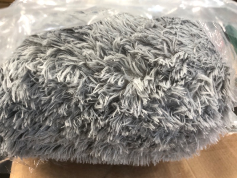 Photo 1 of **SEE NOTES**
Rug for Living Room Light Grey, Large Fluffy Shag Fuzzy Plush Soft Living Room Area Rugs, LIGHT GREY