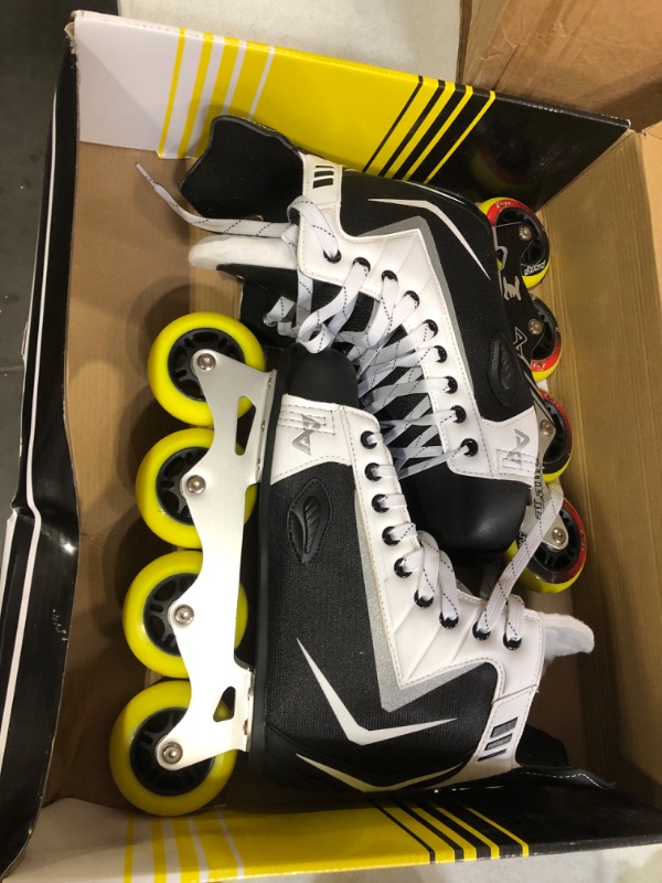 Photo 2 of *SEE NOTES 
Alkali RPD Lite Senior Adult Inline Roller Hockey Skates Skate Size 9