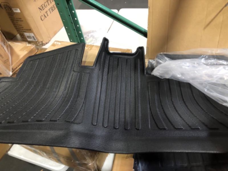 Photo 2 of SUPER LINER Tesla Model 3 Floor Mats Complete Set Custom Fit 2021 2022 2023 All-Weather Cargo Liner Rear Cargo Tray Trunk Floor Mat Interior Accessories