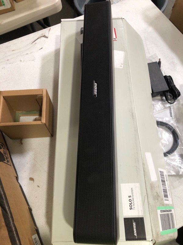 Photo 5 of Bose Solo 5 TV Soundbar Sound System **NOT  TESTED** ***LOOKS BRAND NEW***