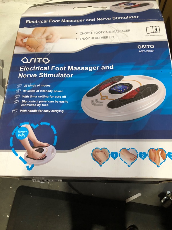 Photo 2 of OSITO Foot Circulation Plus  EMS Feet and Legs Massager **NOT TESTED** *LOOKS NEW*