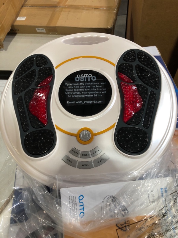 Photo 7 of OSITO Foot Circulation Plus  EMS Feet and Legs Massager **NOT TESTED** *LOOKS NEW*