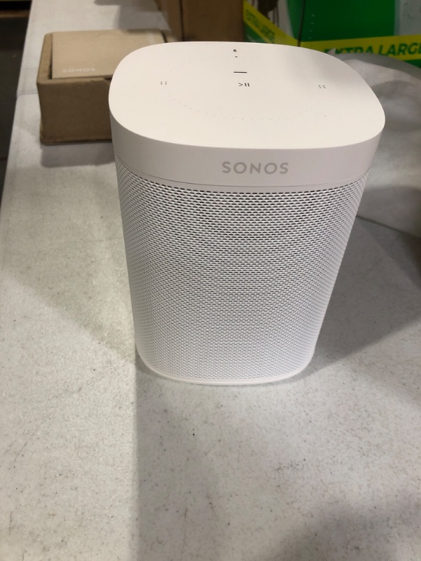 Photo 2 of Sonos One (Gen 2) - Voice Controlled Smart Speaker with Amazon Alexa Built-in (White) 