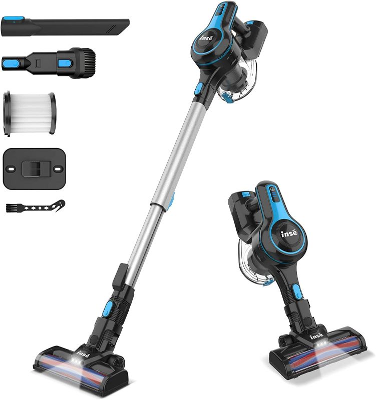 Photo 1 of **MISSING BATTERY AND CHARGER**
INSE Cordless Vacuum Cleaner