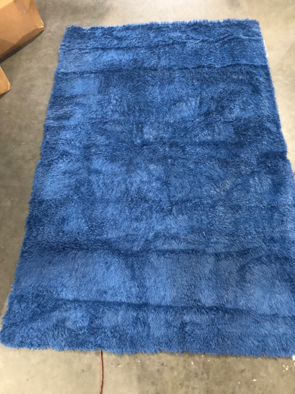 Photo 3 of [Like New] TWINNIS Super Soft Shaggy Rugs Fluffy Carpets (4x5.9 Feet)