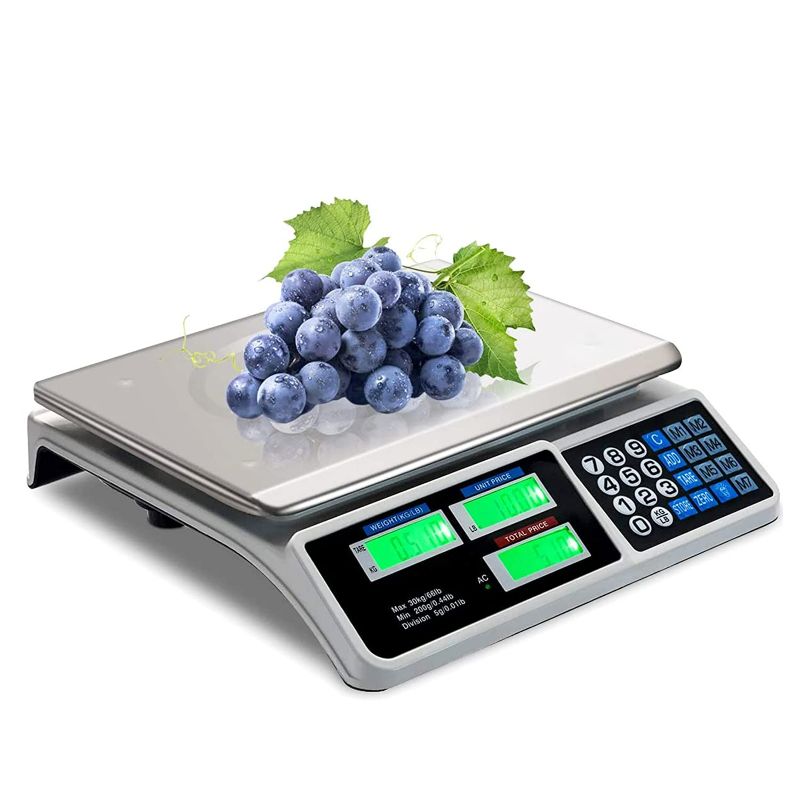Photo 1 of [Brand New, See Notes] Goplus 66 LB Deli Scale, Price Computing Silver)
