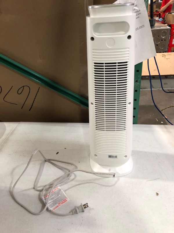 Photo 4 of [Like New, See Notes] PELONIS PHTPU1501 Ceramic Tower 1500W Indoor Space Heater with Oscillation -  White