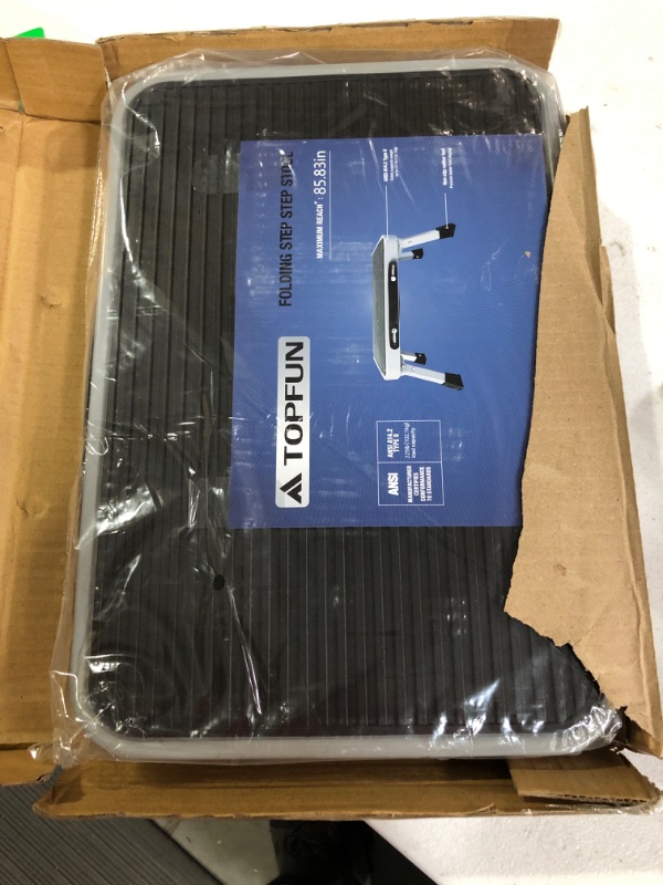 Photo 1 of *BRAND NEW* Topfun 7“ 9” 11“ Step Stool, Hold up to 350lbs, 16x12in Large Platform Sturdy Folding Step Stools