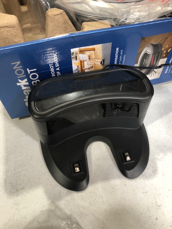 Photo 1 of Shark ION Robot Dual-Action Robot Vacuum Cleaner with 1-Hour Plus of Cleaning Time, Smart Sensor Navigation and Remote Control (RV720)