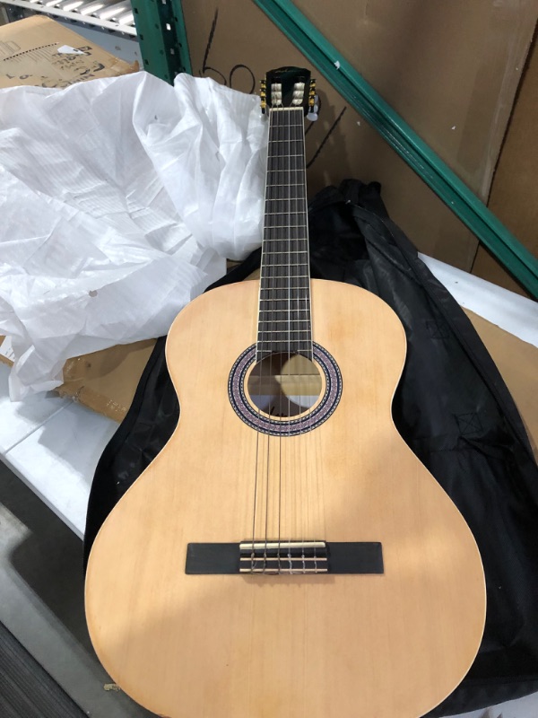 Photo 2 of **SEE NOTES**
 ADM Full Size Classical Nylon Strings Acoustic Guitar 39 Inch Classic Guitarra 