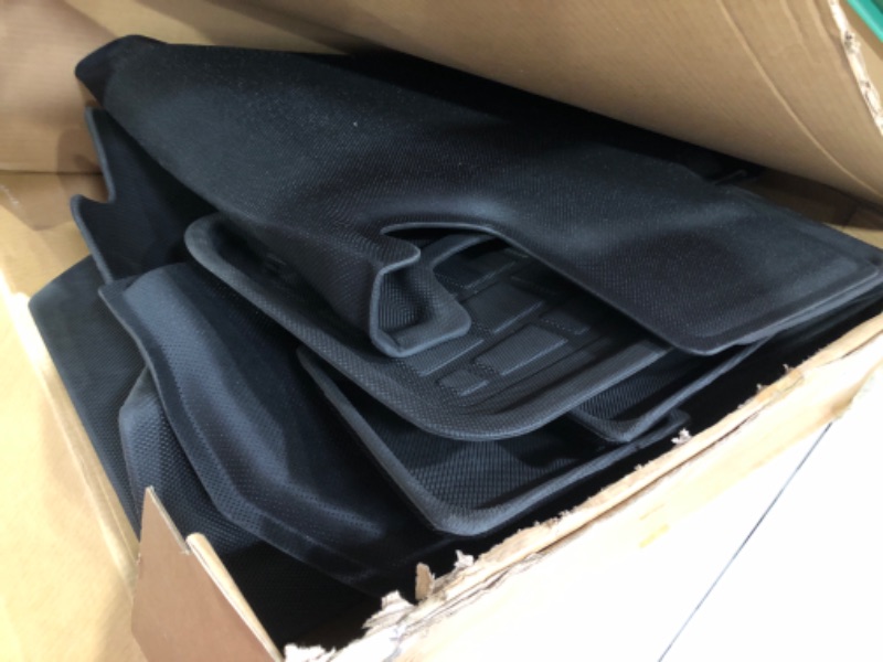 Photo 1 of *SEE NOTES* BASENOR 10PCS Tesla Model Y Floor Mats 3D Full Set Liners All-Weather Anti-Slip Waterproof Frunk & Trunk Mat 