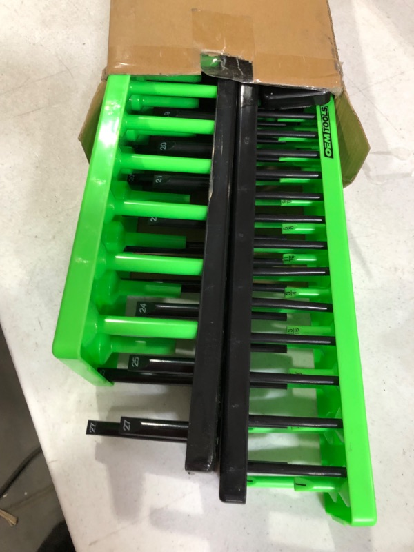 Photo 3 of *USED* SWANLAKE Socket Organizer Set,6PCS SAE and Metric Socket Tray Set,1/4", 3/8", and 1/2" Drive 