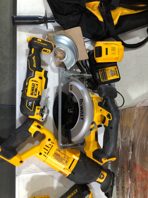 Photo 6 of *SEE IMAGES* DEWALT 20V MAX Power Tool Combo Kit, 6-Tool Cordless Power Tool Set with 2 Batteries and Charger