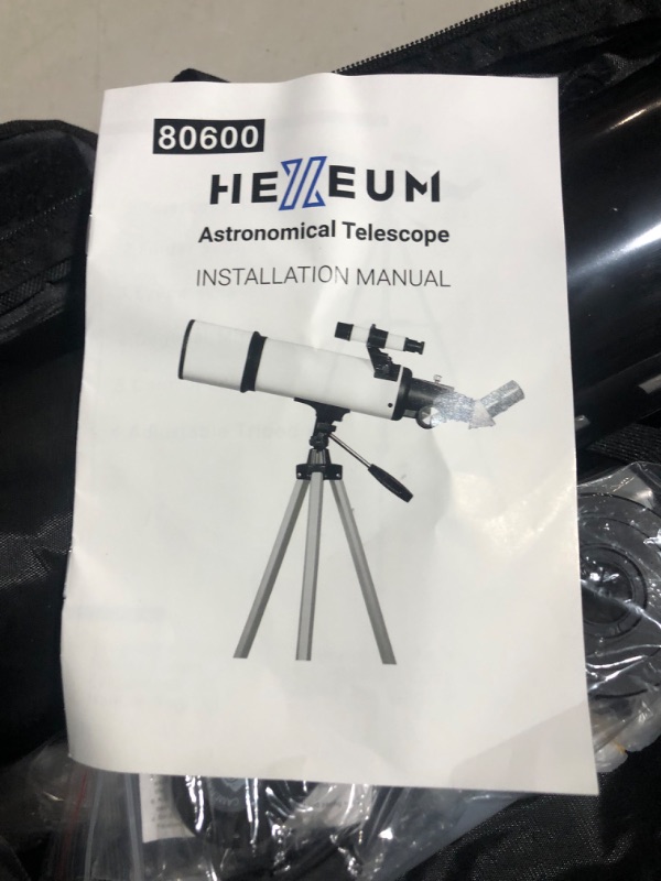 Photo 5 of Hexeum Telescope 80mm Aperture 600mm - Astronomical Portable Refracting Telescope Fully with Accessories