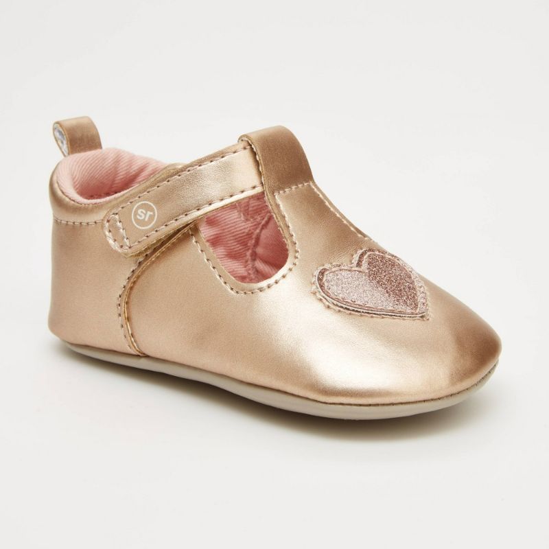 Photo 1 of Baby Girls' Surprize by Stride Rite Mary Jane Sneakers - Rose Gold - Size (S6-12M)
