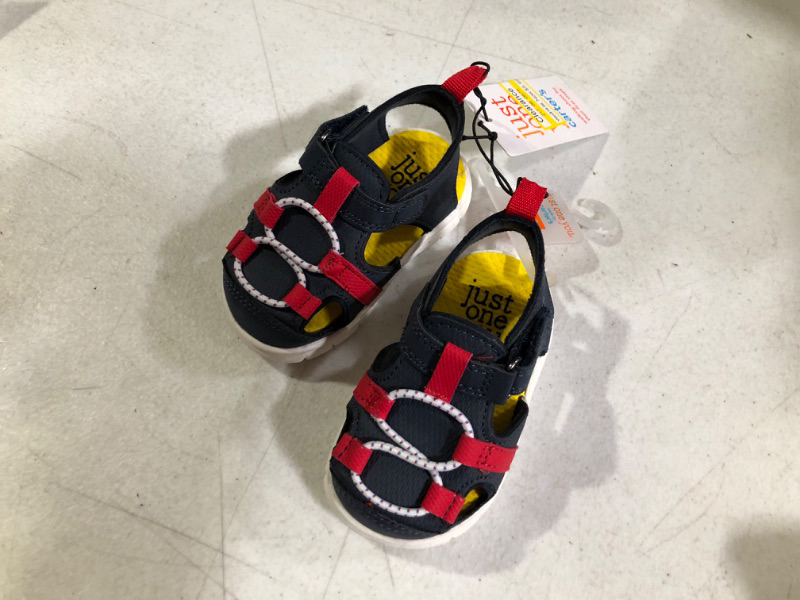 Photo 2 of Carter's Just One You Baby Sandals - Navy/Red Size 3