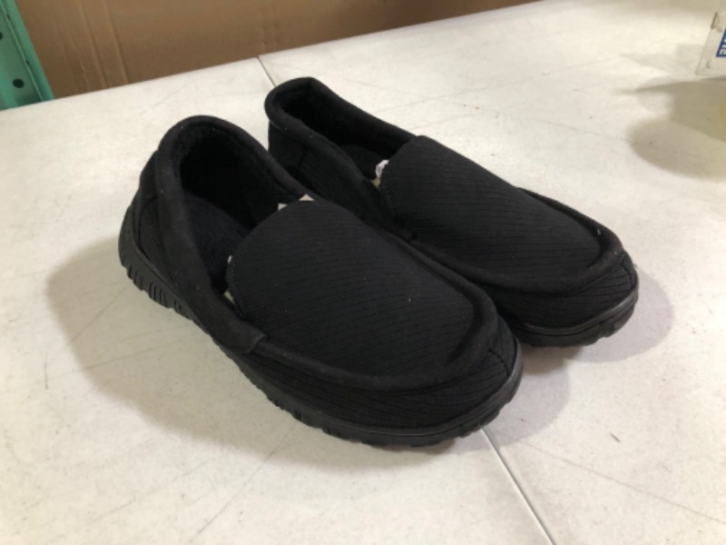 Photo 2 of NCCB Mens Moccasin Slippers Black Size 9