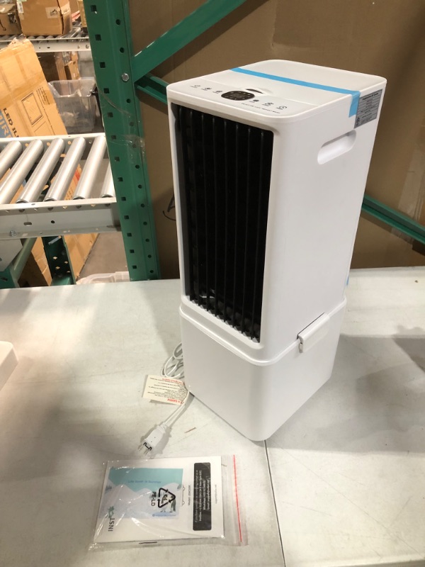 Photo 3 of ***PARTS ONLY NOT FUNCTIONAL***Evaporative Air Cooler, SKYICE 3-IN-1 Silver & White