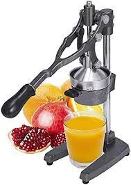 Photo 1 of * USED * MISSING PARTS * 
Gowintech Commercial Heavy Duty Cast Iron Hand Press Manual Orange Citrus Lemon Lime Grapefruit Pomegranate Fruit Juice Squeezer Machine Black