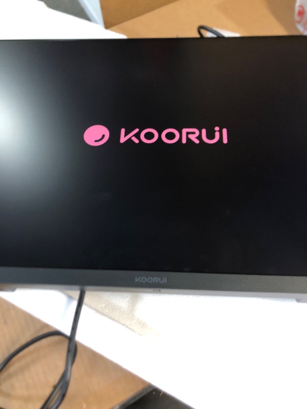 Photo 2 of KOORUI 27 Inch QHD Gaming Monitor 144 Hz, VA, 1ms, DCI-P3 90% Color Gamut, FreeSync G-Sync Compatible, (2560x1440, HDMI, DisplayPort) Black 27inch/144HZ/QHD/VA