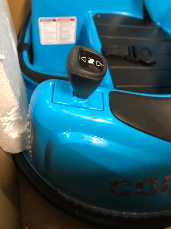 Photo 2 of * USED * NO CHARGING CORD** SOLD FOR PARTS
Ride On Electric Bumper Car for Kids & Toddlers, 12V 2-Speed, Ages 1, 2, 3, 4, 5 Year Old Boys & Girls Toys : Baby Bumping Toy Cars & Remote 