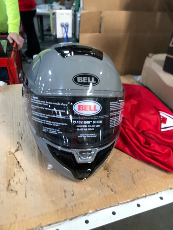 Photo 2 of BELL SRT Modular Helmet (Gloss Nardo Gray - X-Large) X-Large Gloss Nardo Gray