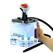 Photo 1 of * USED * 
Hookah Set with Everything Kitosun Upgrade Acrylic Cube Hookah Open Base for Easy Cleaning,Hookah Hose Silicone Hookah Bowl Downstem with Diffuser Hookah Accessories and Magical Remote LED Light