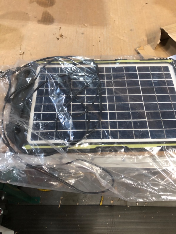 Photo 2 of * MISSING PARTS * 
20W 12V Solar Battery Charger, Waterproof 20 Watt 12 Volt Solar Panel Trickle Charger & Maintainer, Built-in Intelligent MPPT Charge Controller for Car Boat Marine RV Trailer Automotive SE-20WPRO