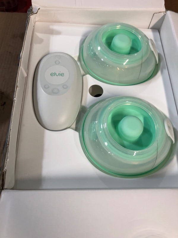 Photo 2 of * USED * 
Elvie Stride Plus Hospital-Grade App-Controlled Breast Pump with 3-in-1 Carry Bag | Hands-Free Wearable Electric Breast Pump with 2-Modes & 5oz Capacity per Cup