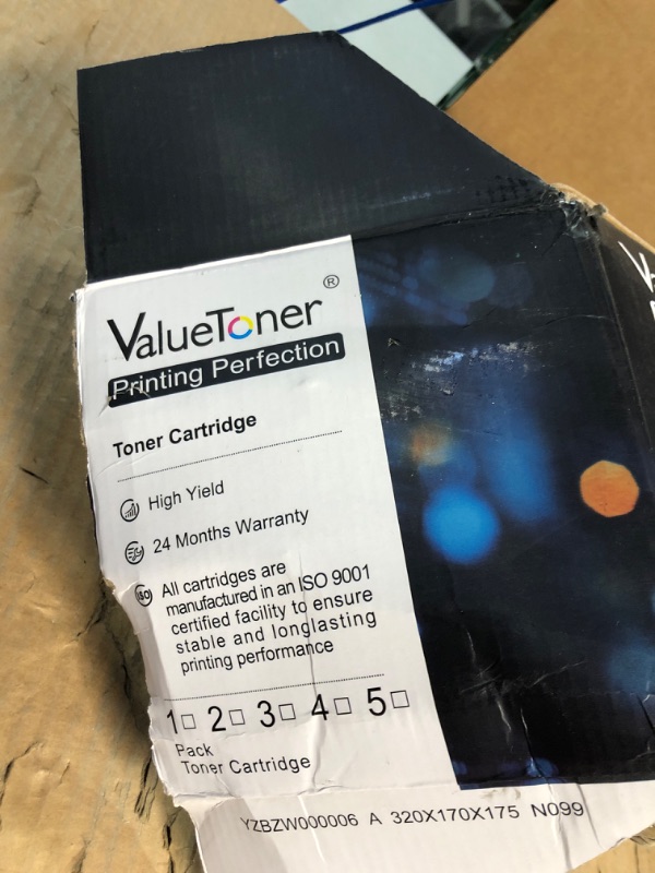 Photo 3 of Valuetoner Compatible Toner Cartridge Replacement for HP 201X 201A CF400X CF401X CF402X CF403X CF400A for Color Laserjet Pro MFP M277dw M252dw M277n M277c6 M252n M277 (Black, Cyan, Magenta, Yellow)