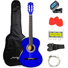 Photo 1 of * USED*
Martin Smith Acoustic Guitar Kit with Gig Bag, Plectrums, Pick Holder, Tuner, Strap & Spare Strings 6 Pack, Right, Blue (W-38-BL)