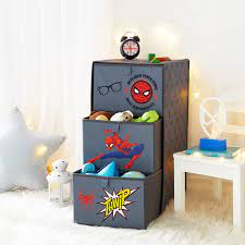 Photo 1 of * USED * 
Marvel Spiderman 3 Drawer Soft Storage Unit with Poly Canvas Frame