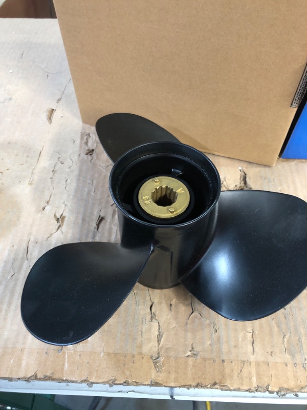 Photo 3 of COPKINGO Boat Propeller for Mercury Outboard 30HP-70HP 25hp Bigfoot(4 Stroke),13 Spline Tooth 11 5/8x11 /Outboard Propeller for Mercury Engine Motor 48-823478A5