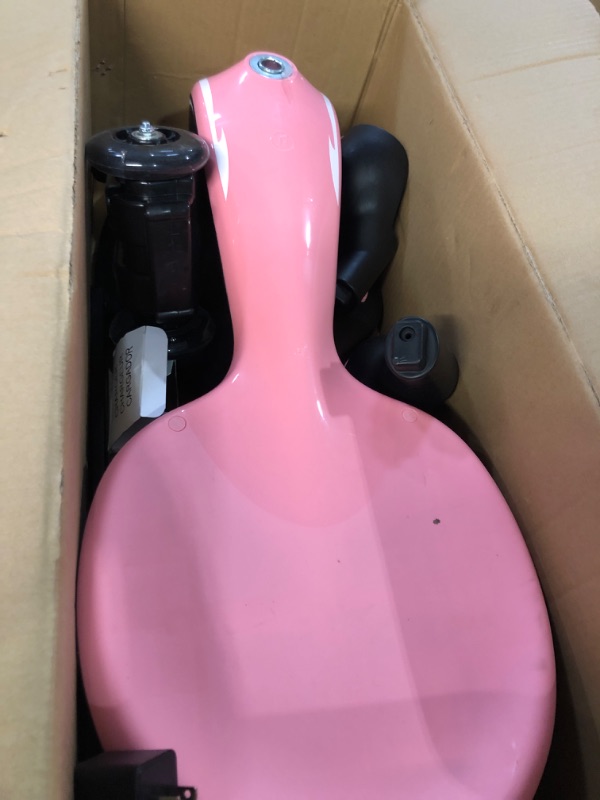 Photo 2 of * MISSING STEERING WHEEL * 
67i Electric Wiggle Car Ride On Toy 2 in 1 Wiggle Car with Rechargeable Battery and Pedal Anti-Rollover (Pink)
