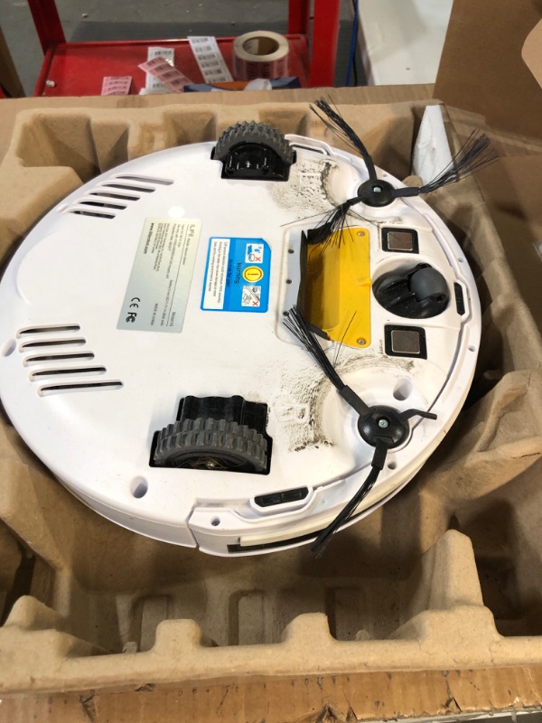 Photo 2 of * USED * 
ILIFE V9e Robot Vacuum Cleaner, 4000Pa Max Suction, Wi-Fi Connected, Works with Alexa, 700ml Large Dustbin, Self-Charging, Customized Schedule, Ideal for Pet Hair, Hard Floor and Low Pile Carpet.