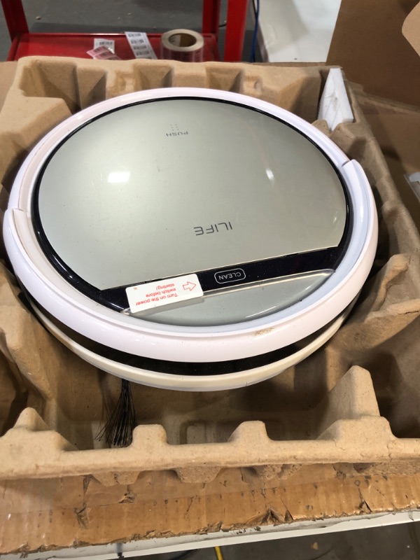 Photo 4 of * USED * 
ILIFE V9e Robot Vacuum Cleaner, 4000Pa Max Suction, Wi-Fi Connected, Works with Alexa, 700ml Large Dustbin, Self-Charging, Customized Schedule, Ideal for Pet Hair, Hard Floor and Low Pile Carpet.