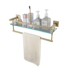 Photo 1 of * USED * 
BATHROOM SHELF TOWEL RACK 