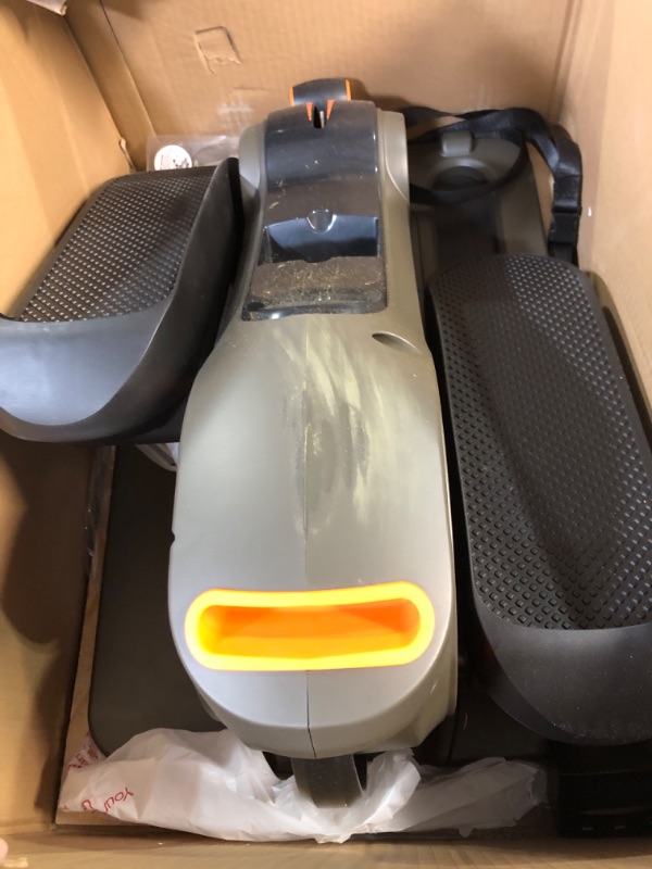 Photo 2 of * USED * 
Niceday Under Desk Elliptical, Mini Seated Elliptical Bike with Bluetooth & APP, Magnetic Pedal Leg Exerciser with 8 Adjustable Resistance & Detachable Backlit Display Niceday-3606