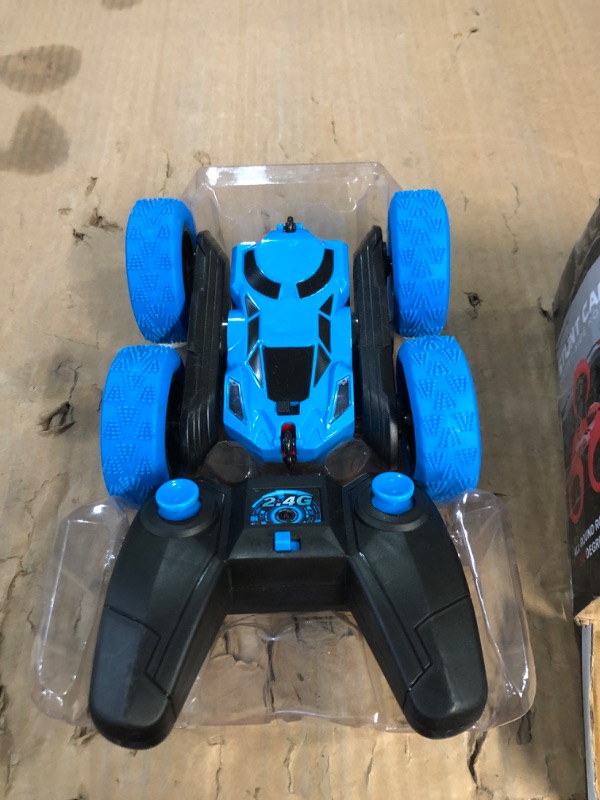 Photo 2 of  Remote Control car,2.4GHz Electric Race Stunt Car,Double Sided 360° Rolling Rotating Rotation