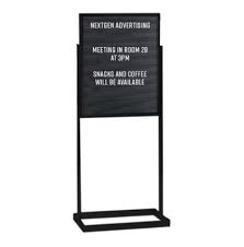 Photo 1 of  Stand for Display Double-Sided Heavy Duty Sign Stand Holder Floor Freestanding Poster Board Stand