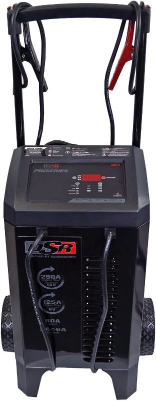 Photo 1 of Schumacher DSR131 DSR ProSeries 250 Amp(12V) 125 Amp(6V) 50 Amp 6V/12V Fully Automatic Pro Smart Battery Charger with Engine Starter