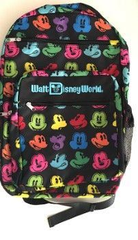 Photo 1 of **STOCK PHOTO FOR REFERENCE ONLY** 
Walt Disney World Multi Color Mickey Mouse Backpack NEW
