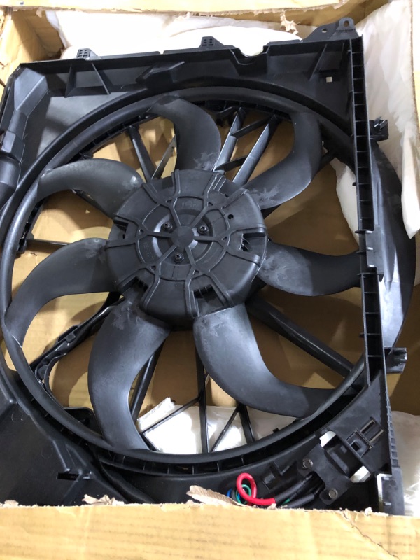 Photo 3 of TYC 622990 Replacement Cooling Fan Assembly Compatible with BMW