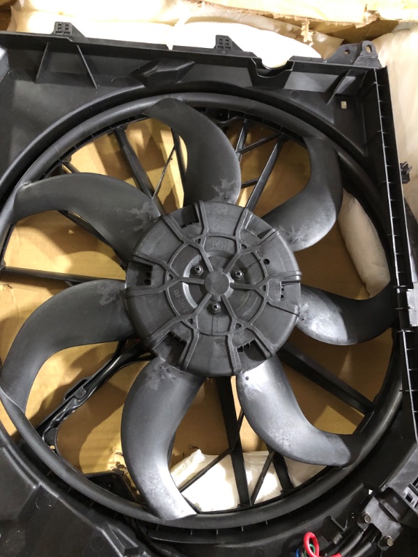 Photo 2 of TYC 622990 Replacement Cooling Fan Assembly Compatible with BMW