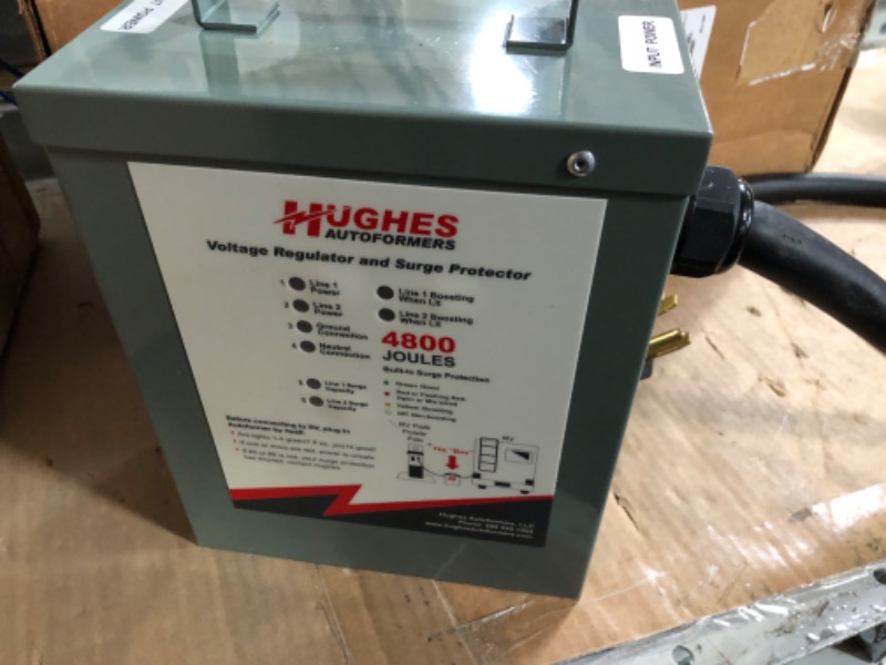 Photo 3 of Hughes Autoformers RV220-50-SP, Voltage Booster with Surge Protection, 50 Amp