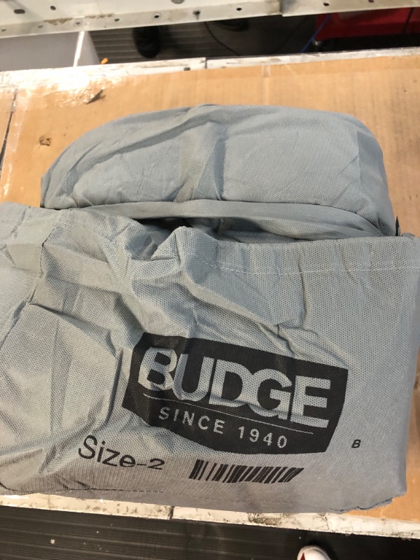 Photo 2 of Budge Lite Car Cover Dirtproof, Scratch Resistant, Breathable, Dustproof, Car Cover Fits Sedans up to 170", Gray Size 2: Fits Sedans up to 14'2"