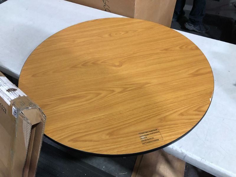 Photo 6 of ***DAMAGED - SEE NOTES***
Flash Furniture Glenbrook 36'' Round Table Top with Natural or Walnut Reversible Laminate Top