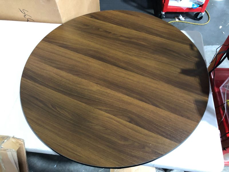 Photo 4 of ***DAMAGED - SEE NOTES***
Flash Furniture Glenbrook 36'' Round Table Top with Natural or Walnut Reversible Laminate Top